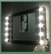 Vanity mirror installation